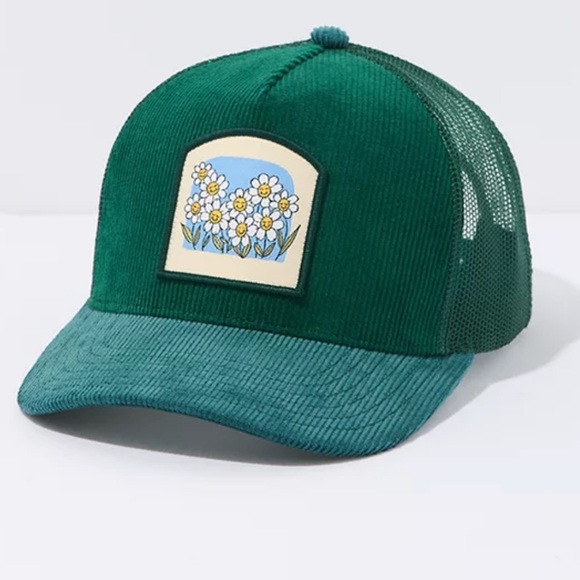 American Eagle Outfitters Accessories - American Eagle - Corduroy Patch Trucker Hat